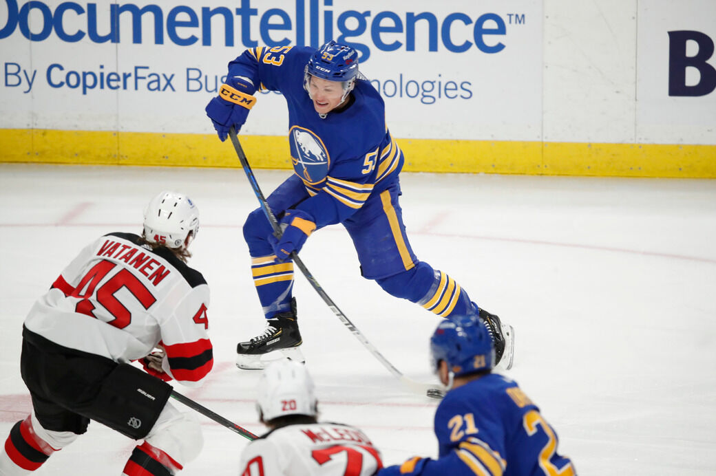 Sabres fall to Devils 6-3
